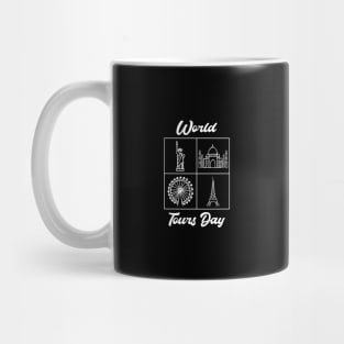 World Tours Day For Tourism - Work Save Travel Repeat Mug